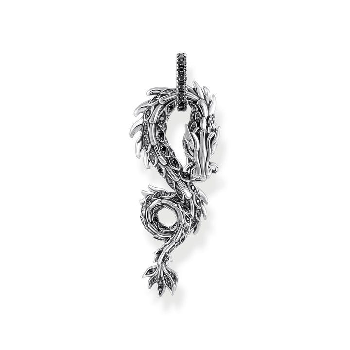 THOMAS SABO Dragon pendant with black zirconia large TPE976