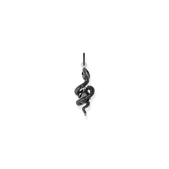 THOMAS SABO Snake pendant with black zirconia TPE977