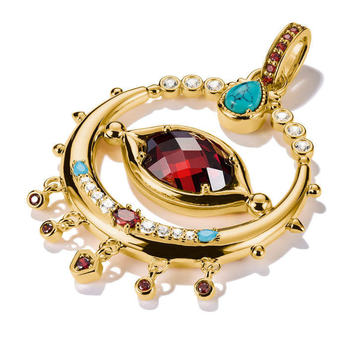 THOMAS SABO Elyndra Pendant with Red Zirconia Stone TPE985Y