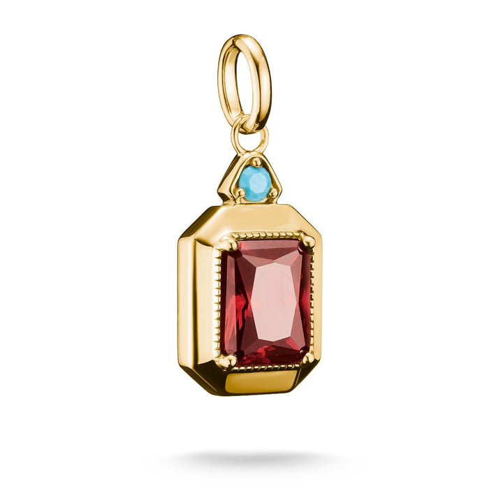 THOMAS SABO Octagon Pendant with Red Zirconia Stone Elyndra TPE986REY