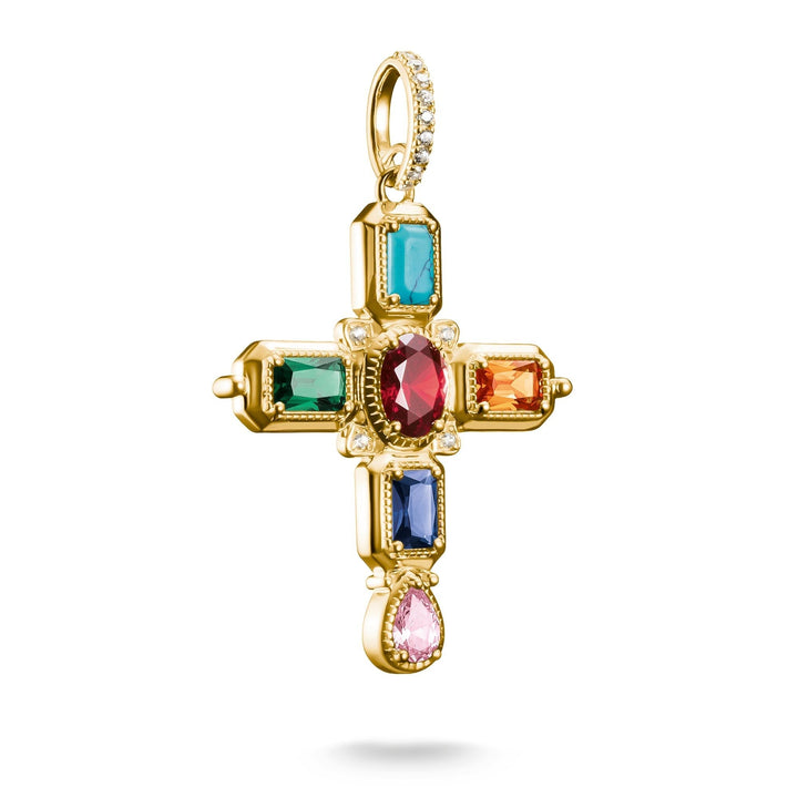 THOMAS SABO Pendant Cross with Stones TPE988MCY