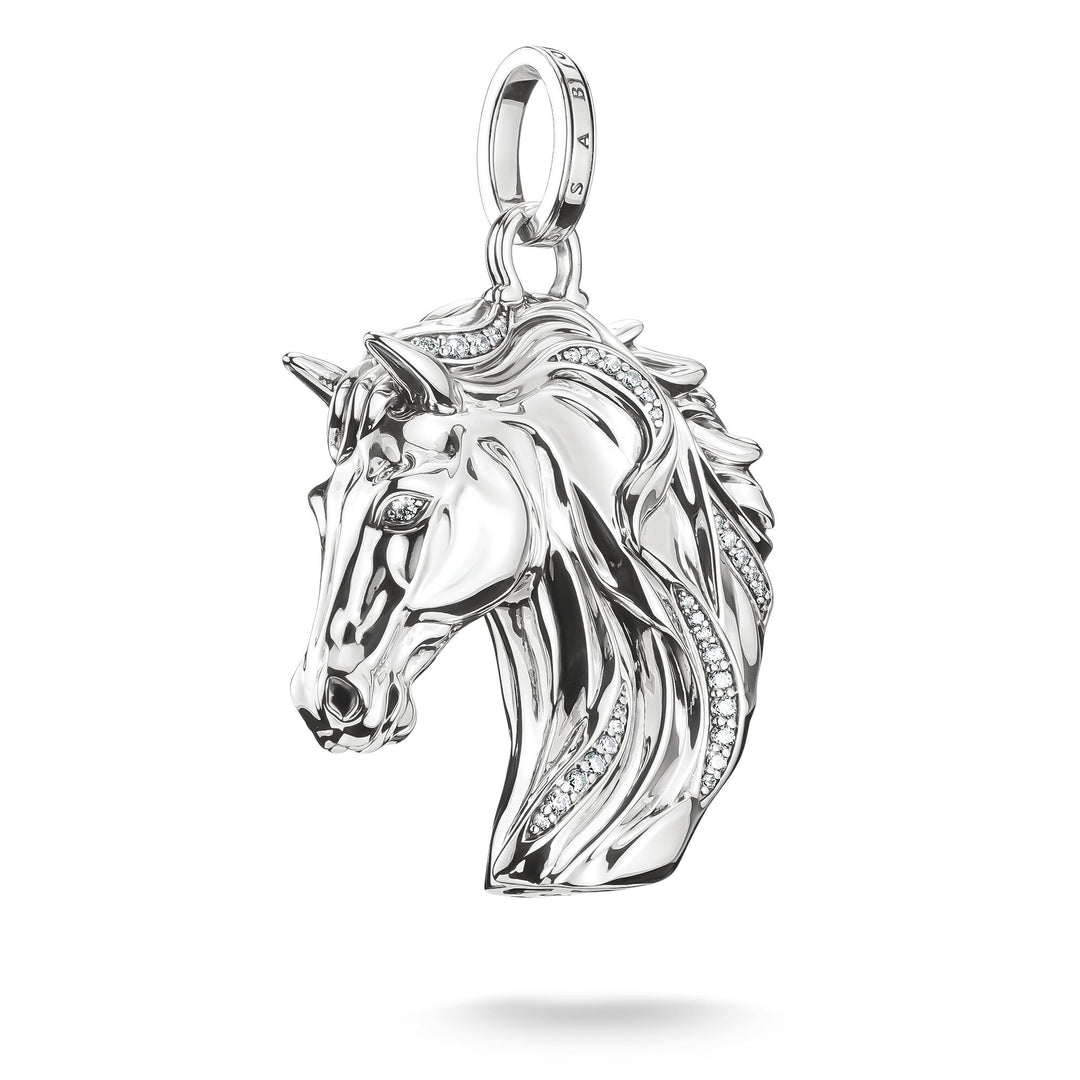 THOMAS SABO Silver Horse Pendant with Zirconia TPE989