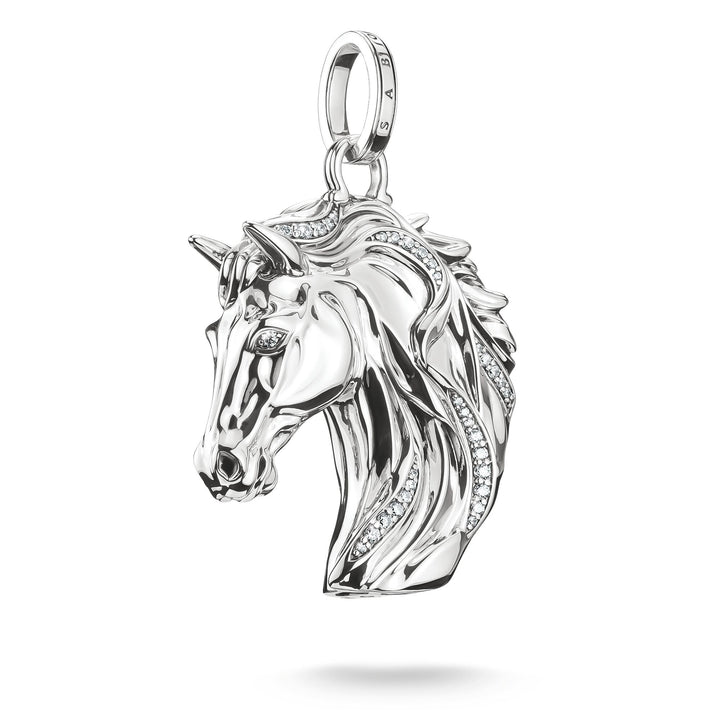 THOMAS SABO Silver Horse Pendant with Zirconia TPE989