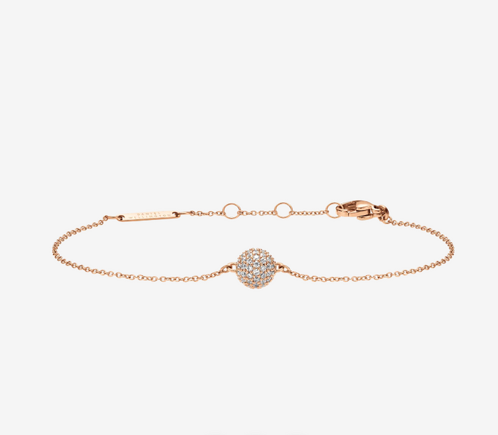 DANIEL WELLINGTON Pavé Crystal Pendant Bracelet Rose Gold DW00400626