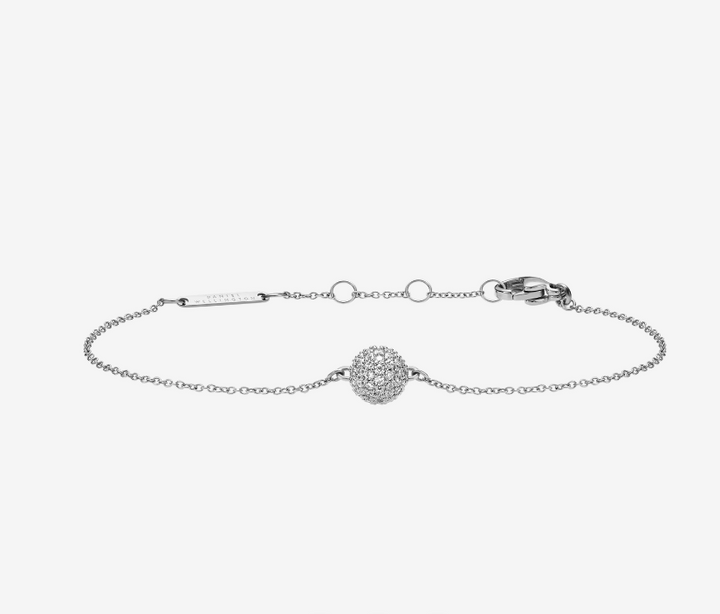 DANIEL WELLINGTON Pave Crystal Pendant Bracelet Silver DW00400656