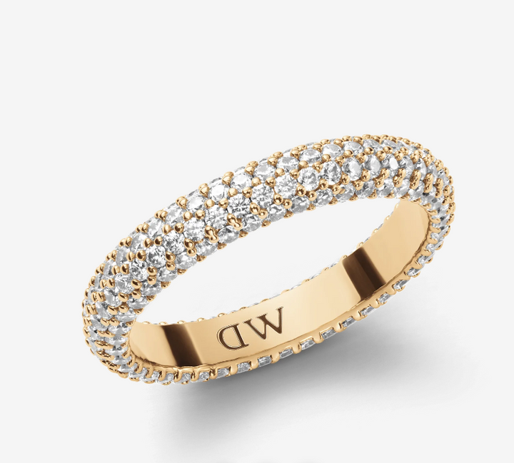 DANIEL WELLINGTON Pave Crystal Ring Gold