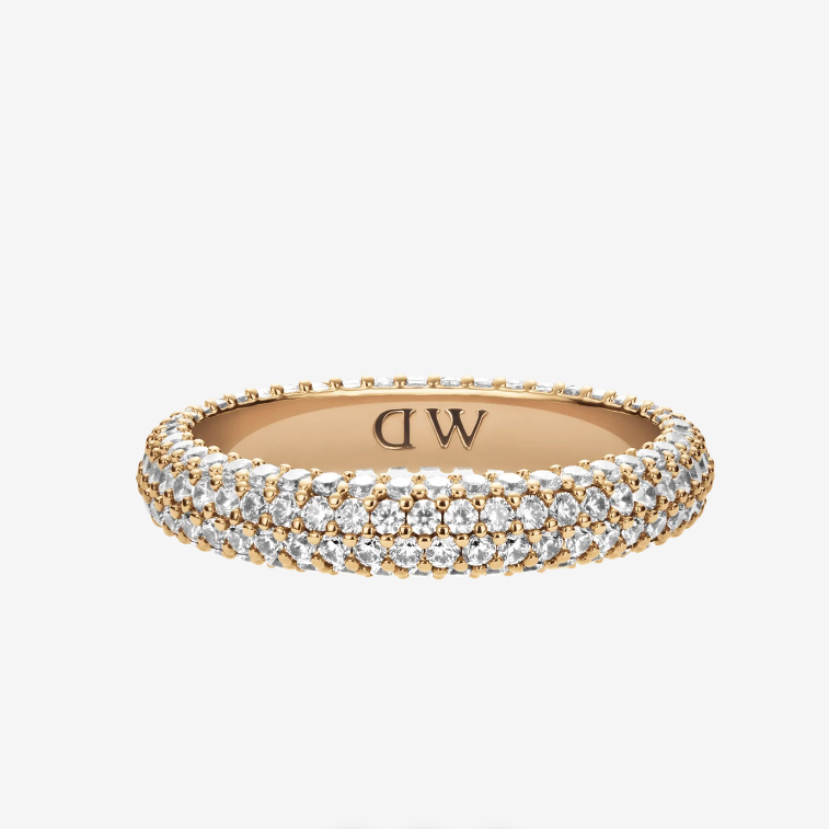 DANIEL WELLINGTON Pave Crystal Ring Gold