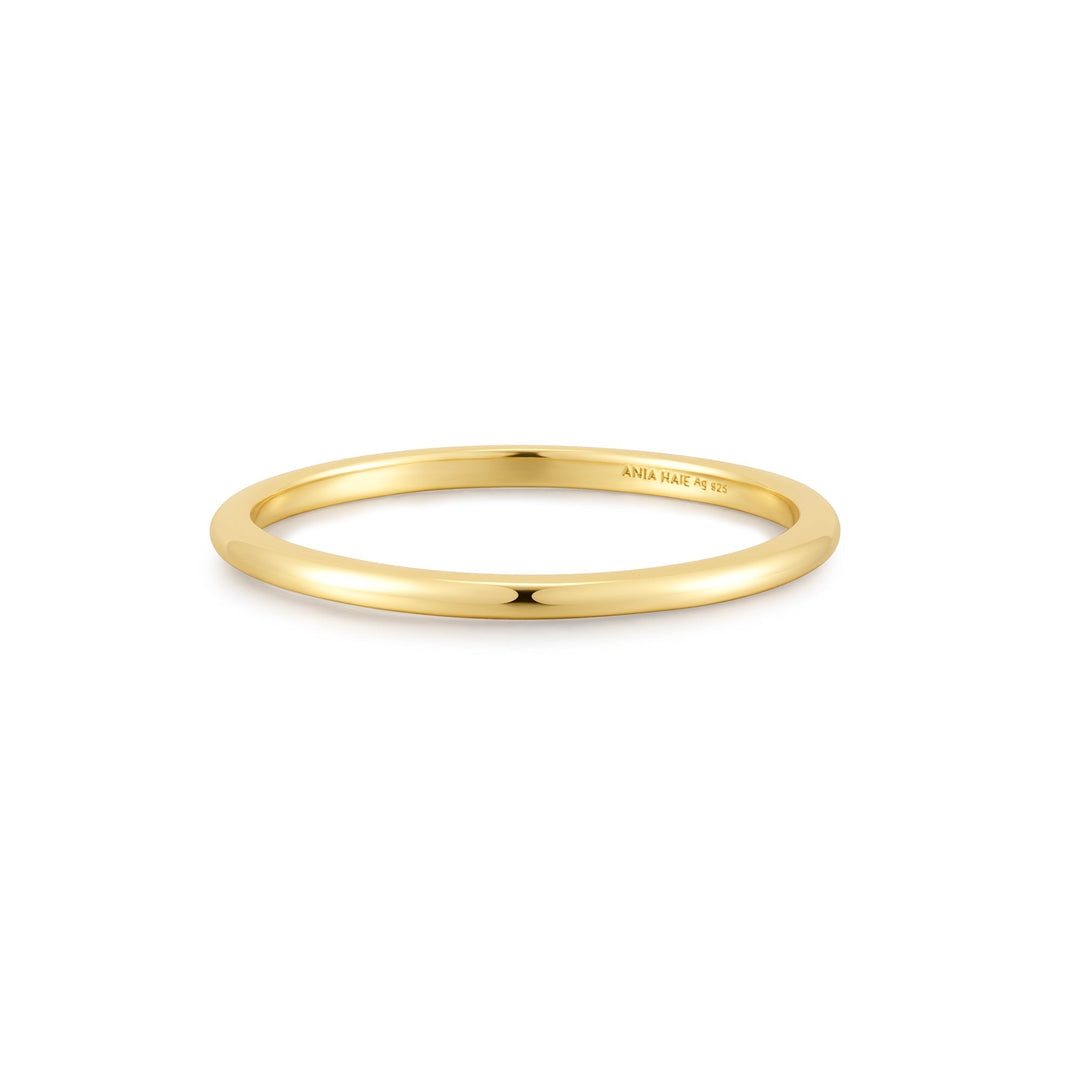 Ania Haie Gold Plain Ring R058-01G