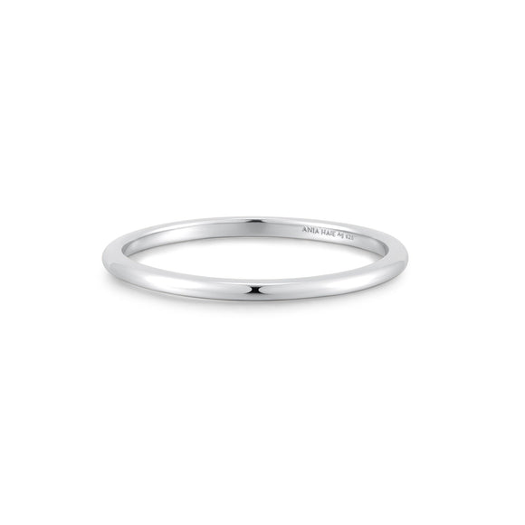 Ania Haie Silver Plain Ring R058-01H