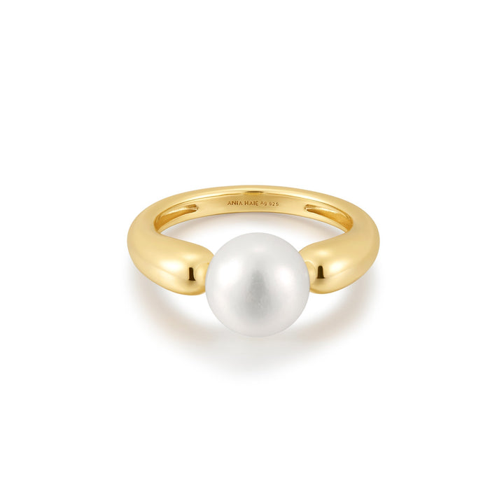 Ania Haie Gold Freshwater Sphere Pearl Ring R058-07G