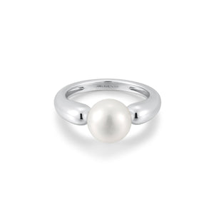 Ania Haie Silver Freshwater Sphere Pearl Ring R058-07H