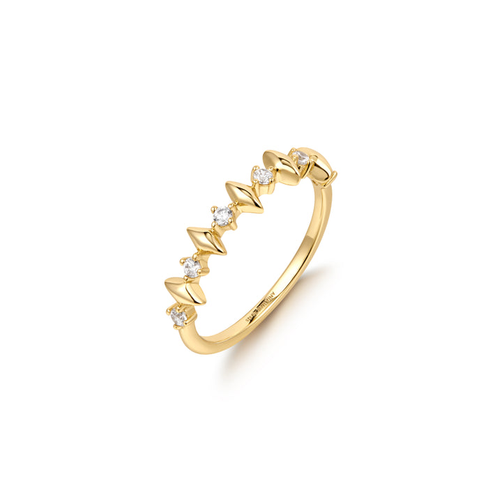 Ania Haie Gold Multi Sparkle Ring R061-03G