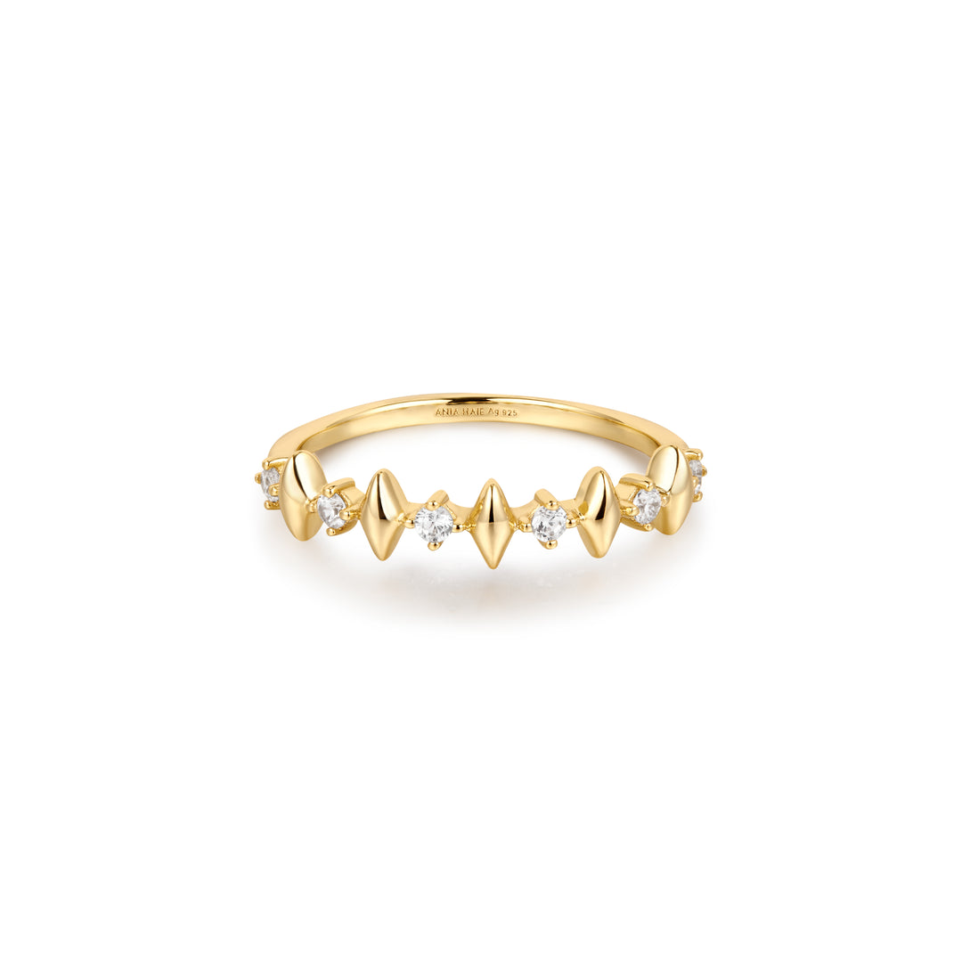 Ania Haie Gold Multi Sparkle Ring R061-03G