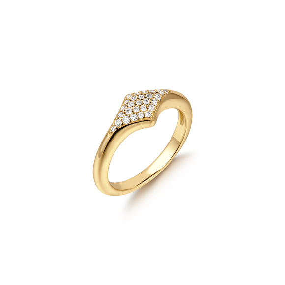 Ania Haie Gold Pave Sparkle Ring R061-05G