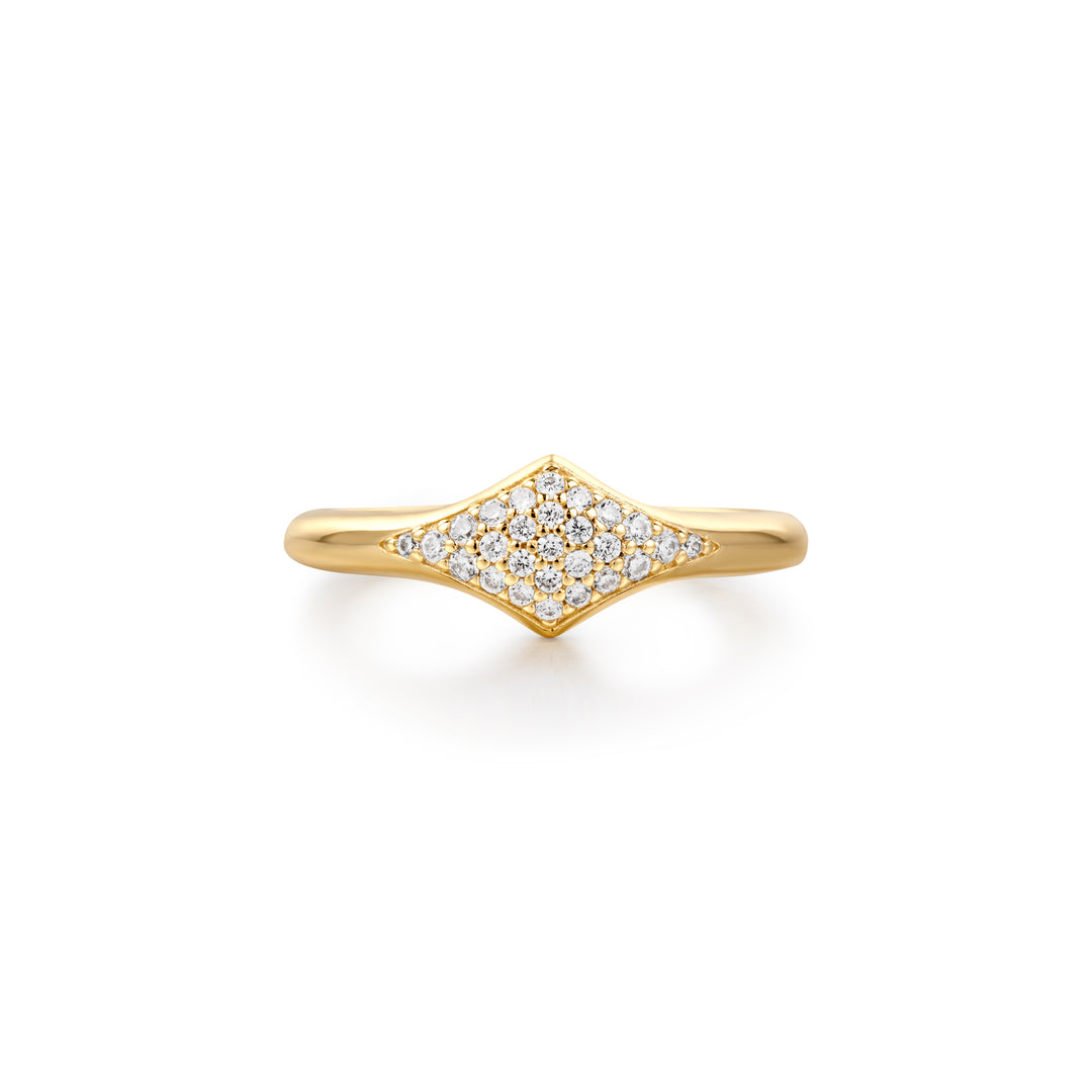 Ania Haie Gold Pave Sparkle Ring R061-05G