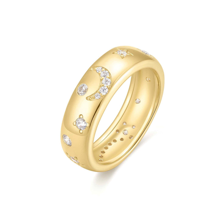 Ania Haie Gold Celestial Chunky Ring