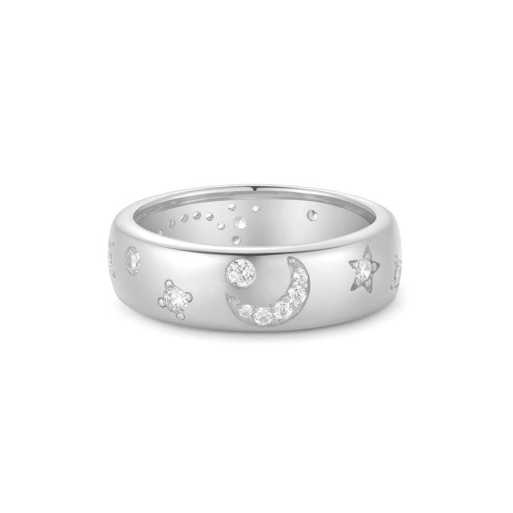 Ania Haie Silver Celestial Chunky Ring