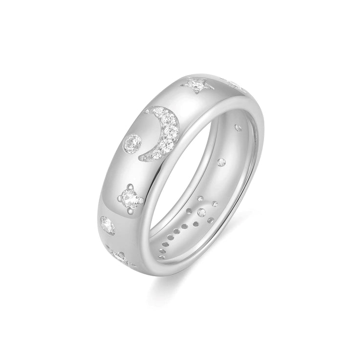 Ania Haie Silver Celestial Chunky Ring