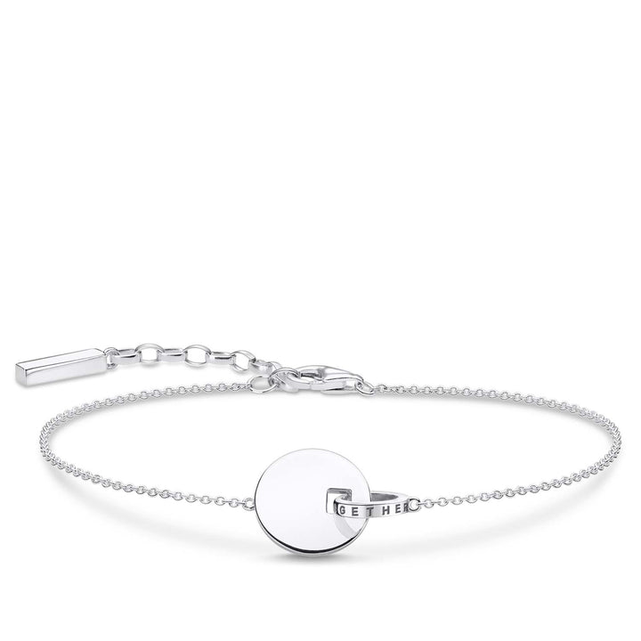 Thomas Sabo Jewellery Bracelet Together Coin With Silver Coloured Ring TA1934