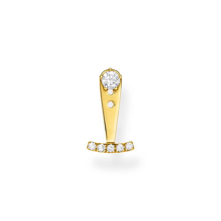 Thomas Sabo Charming Single Ear Jacket White Stones Gold TH2152Y