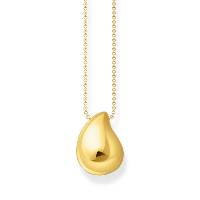 THOMAS SABO Necklace with Pendant Drop-shape Gold TKE2281Y