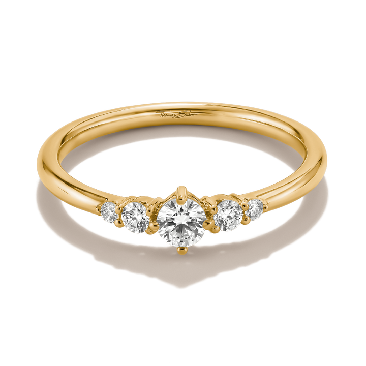 THOMAS SABO Ring with zirconia stones TR2324MY