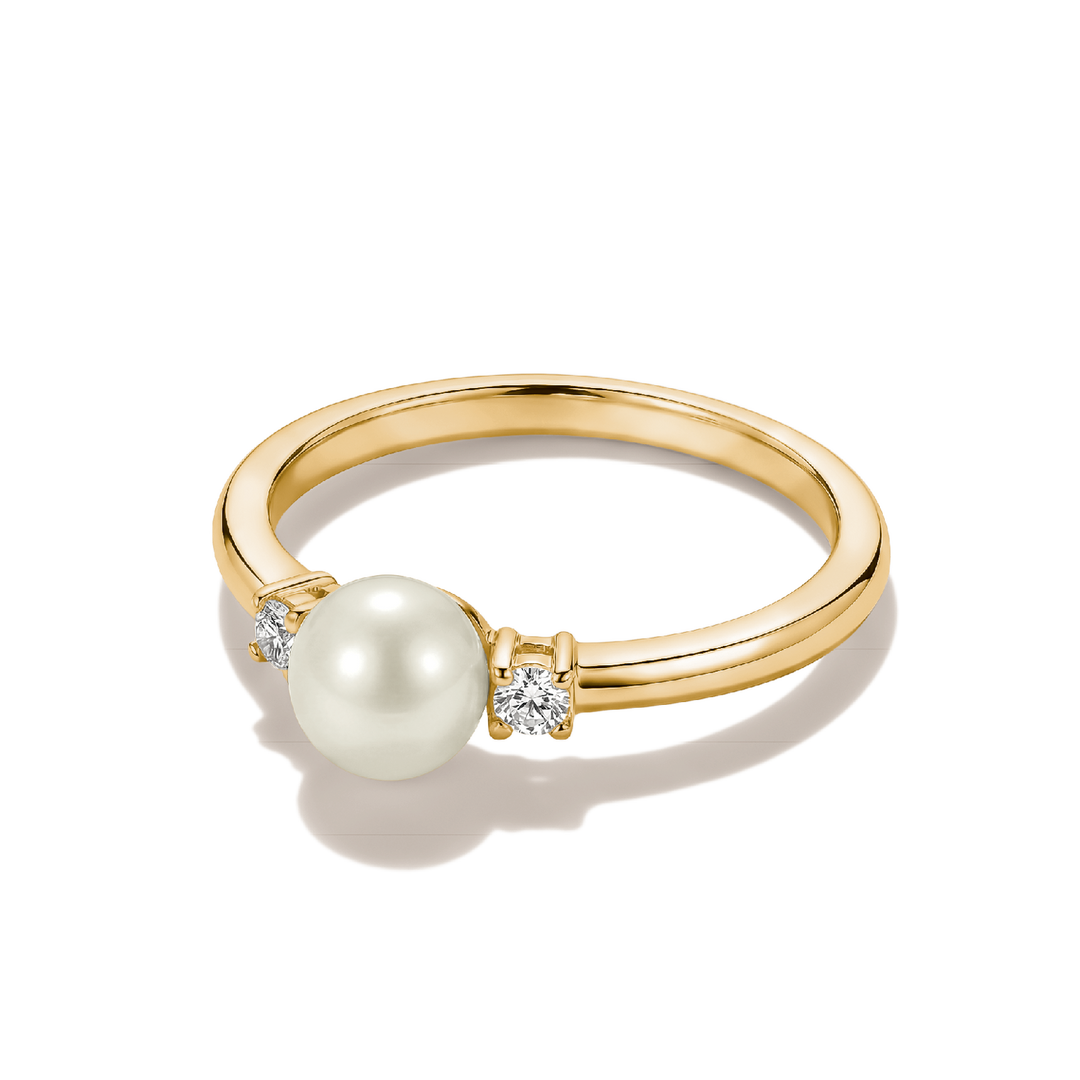 THOMAS SABO Ring pearl with zirconia TR2370MY