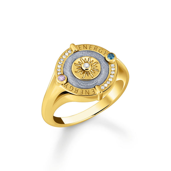 THOMAS SABO Signet Ring with Sun TR2449Y