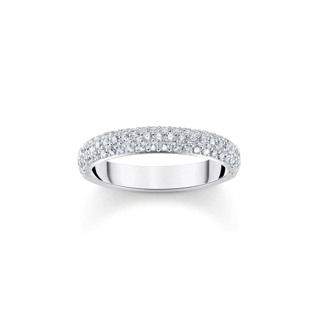 THOMAS SABO Thin band ring with white zirconia small TR2462