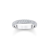 THOMAS SABO Thin band ring with white zirconia small TR2462