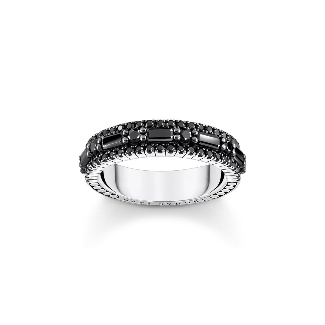 THOMAS SABO Ring with black zirconia TR2466B