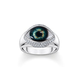 THOMAS SABO Ring with all-seeing eye with zirconia TR2468