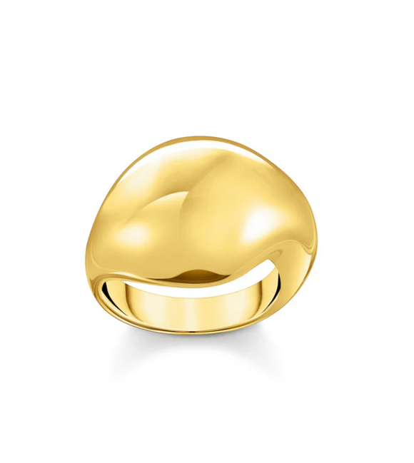 Ring in organic drop-shape gold TR2470Y