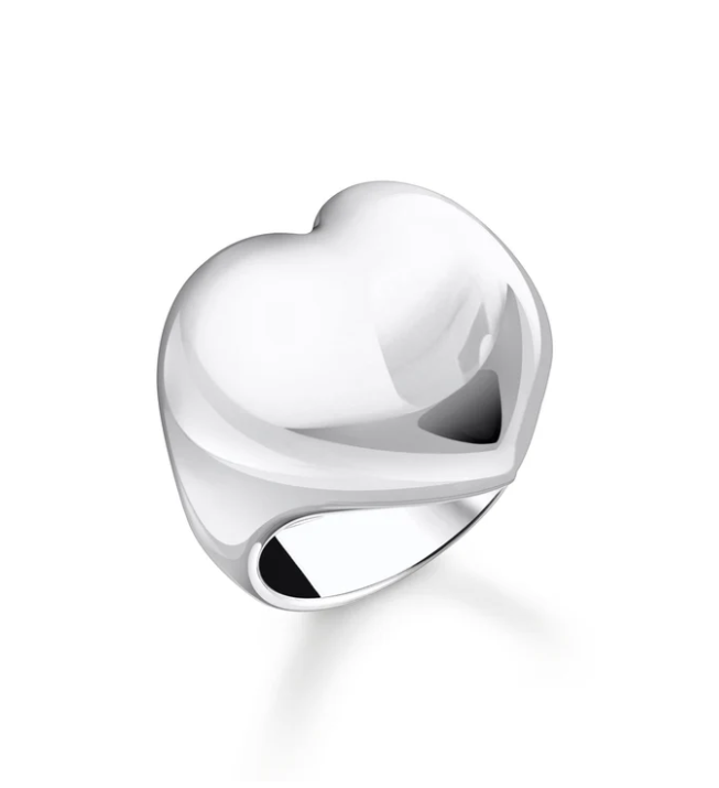 Ring heart-shaped silver TR2471