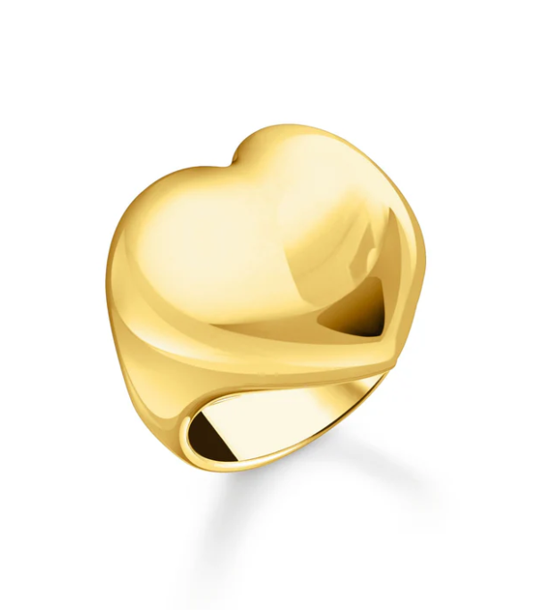 Ring heart-shaped gold TR2471Y