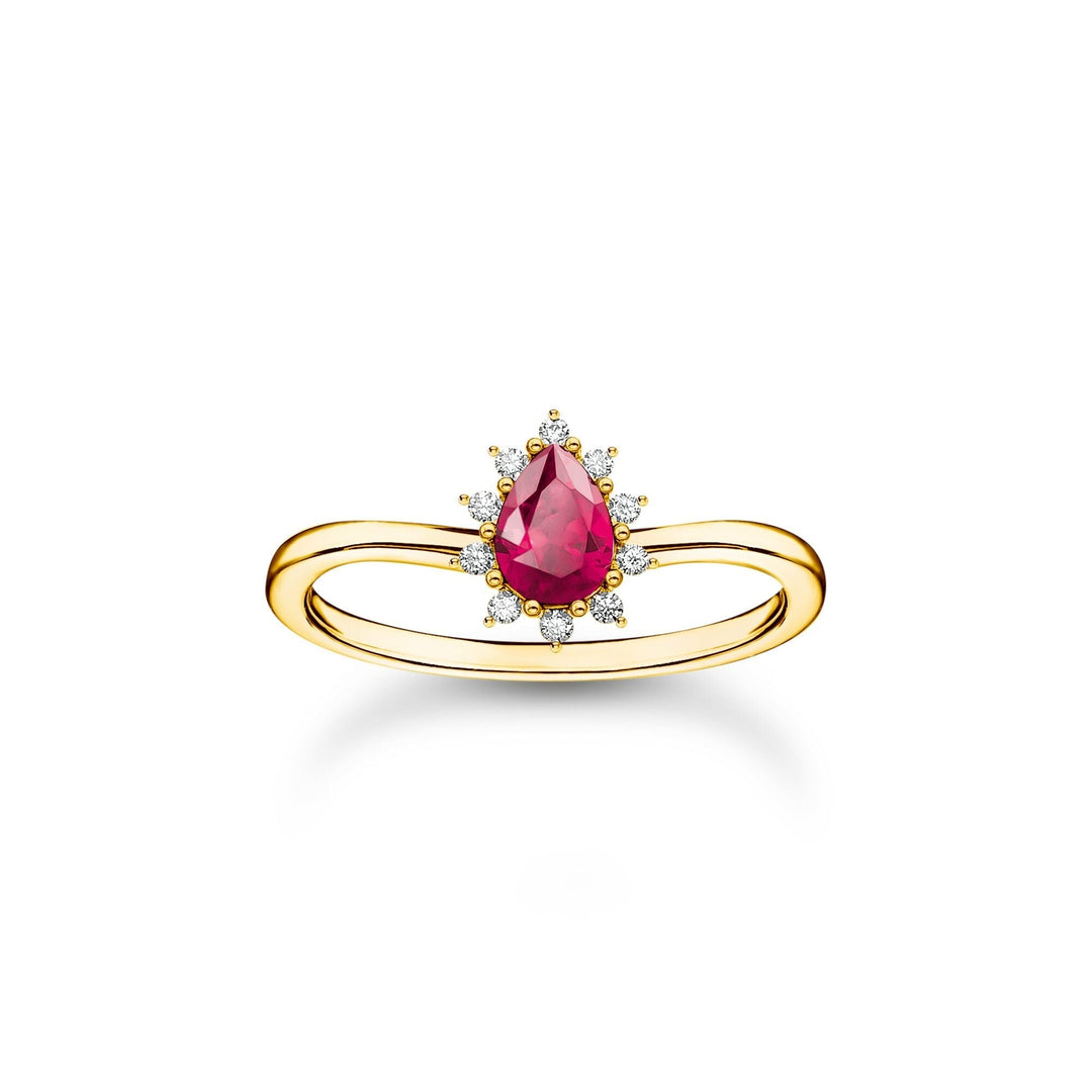 THOMAS SABO Vintage Romance Ring in red TR2479RY