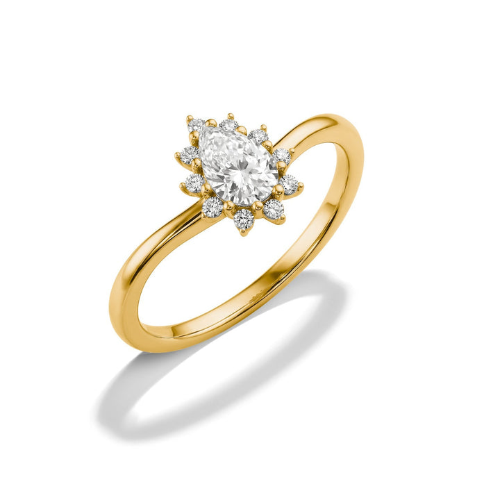 THOMAS SABO Ring with zirconia in teardrop shape TR2479MY