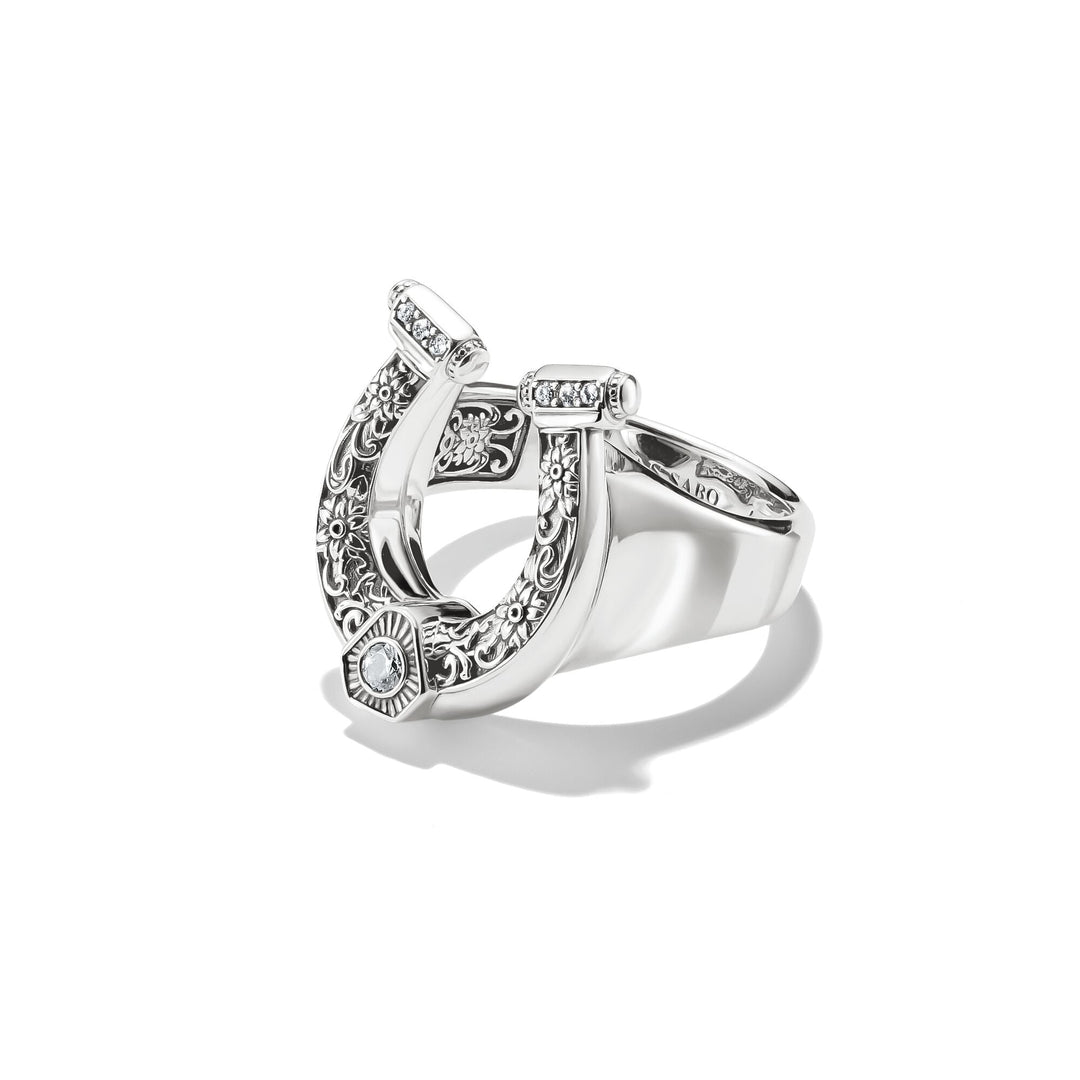 THOMAS SABO Silver Horseshoe Ring TR2509