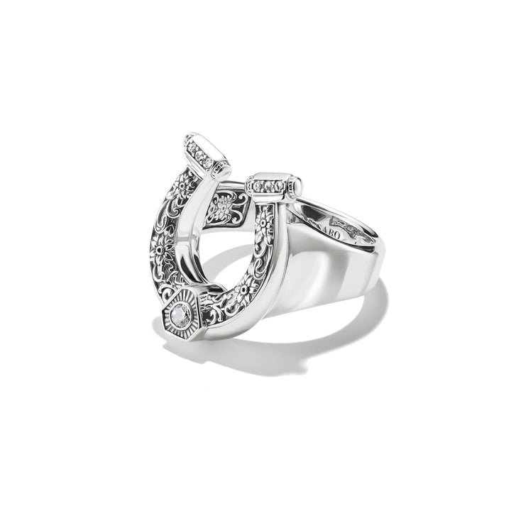 THOMAS SABO Silver Horseshoe Ring TR2509