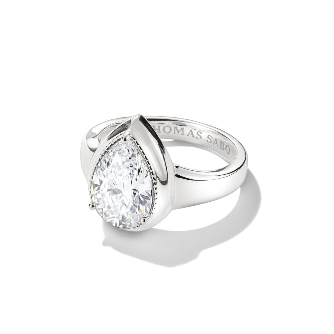 THOMAS SABO Ring with Zirconia in Teardrop Shape TR2522