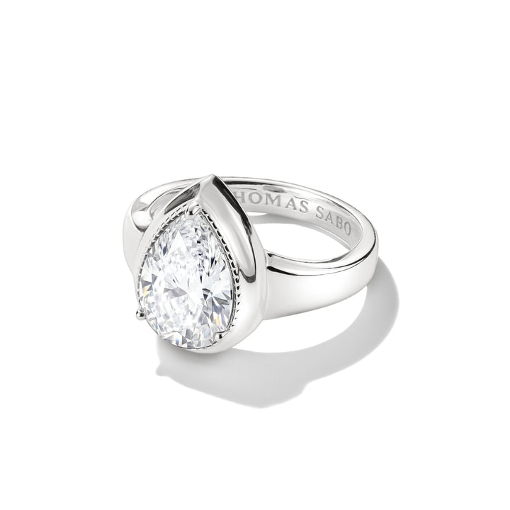 THOMAS SABO Ring with Zirconia in Teardrop Shape TR2522