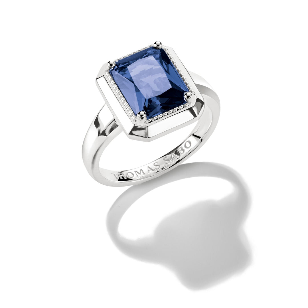 THOMAS SABO Ring with Nanocrystal in Octagon Cut TR2528U