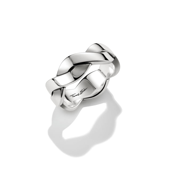 THOMAS SABO Band Ring with Braided Structure TR2535