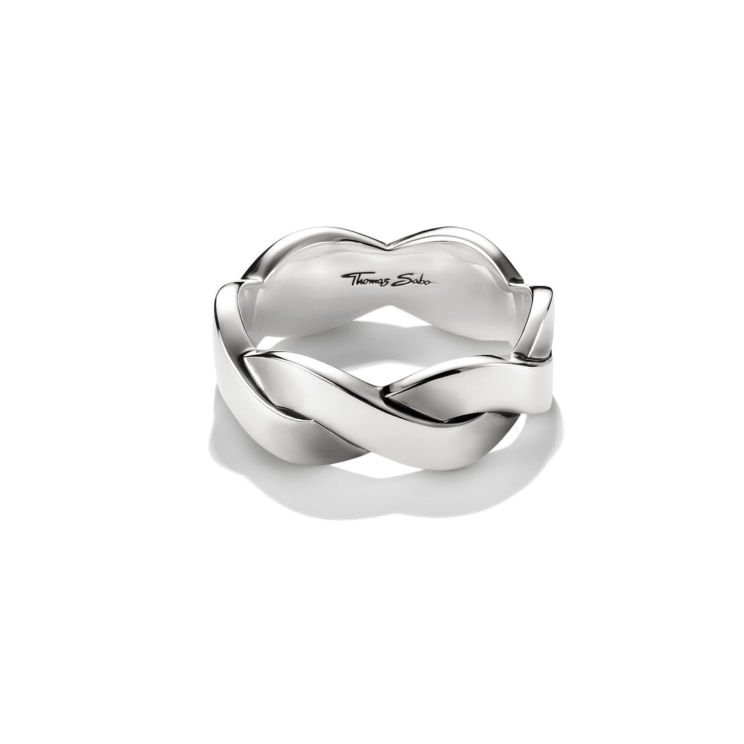 THOMAS SABO Band Ring with Braided Structure TR2535