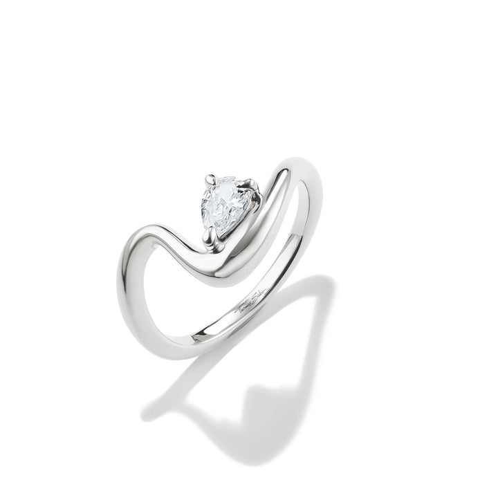 THOMAS SABO Ring with zirconia in teardrop shape TR2543