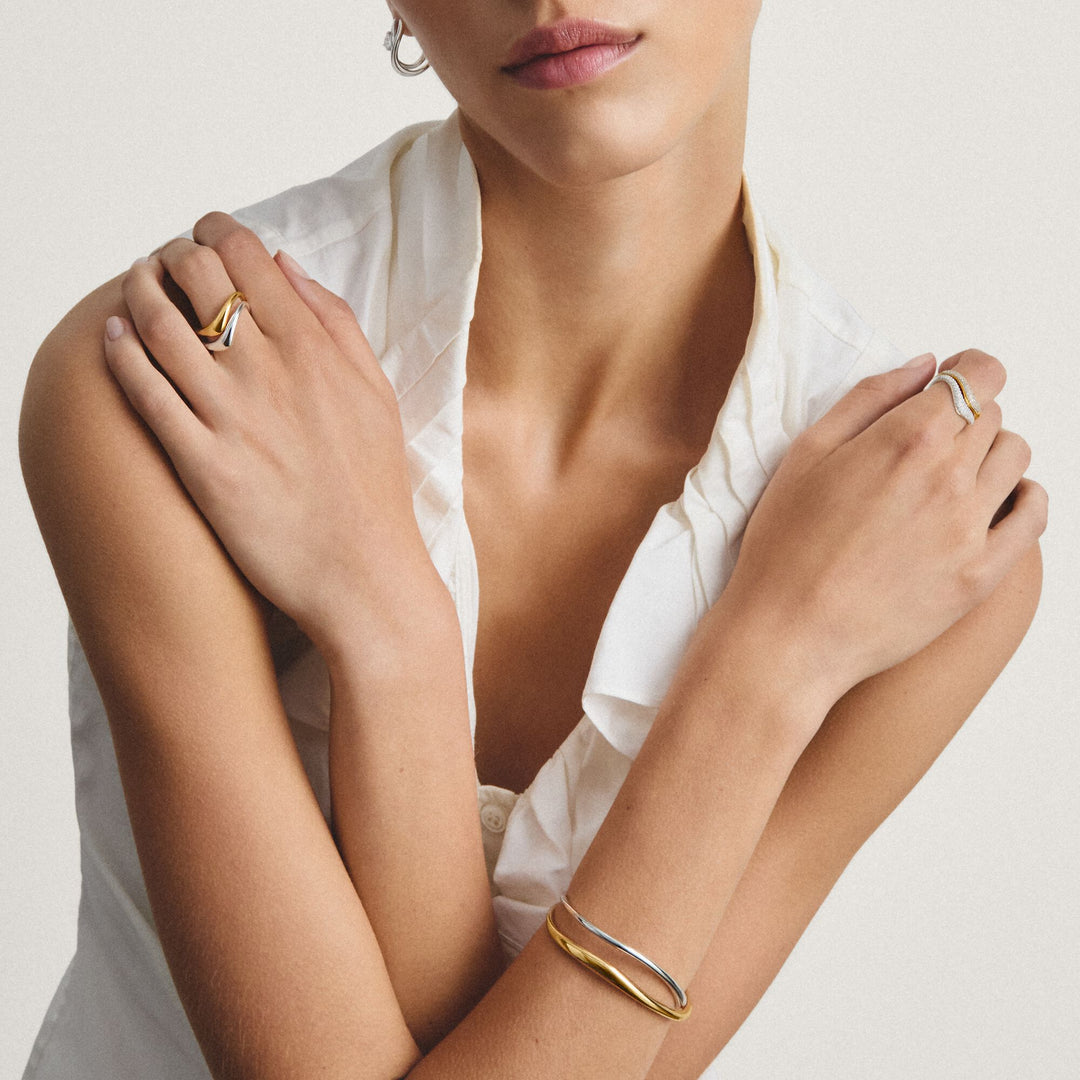 THOMAS SABO Ring in wave shape TR2544