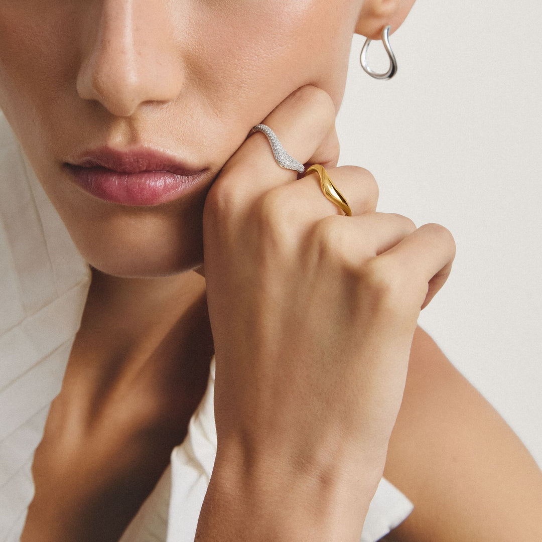 THOMAS SABO Ring in wave shape TR2544MY