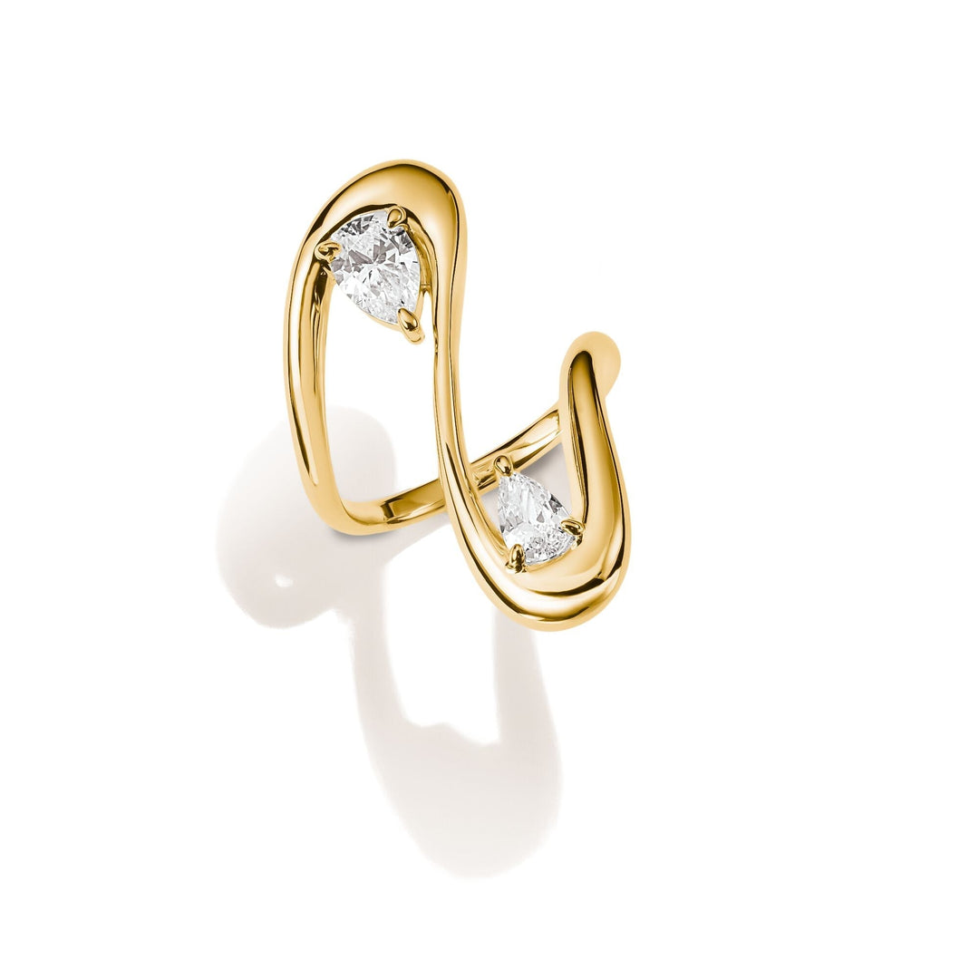 THOMAS SABO Ring with zirconia in teardrop shape TR2545MY