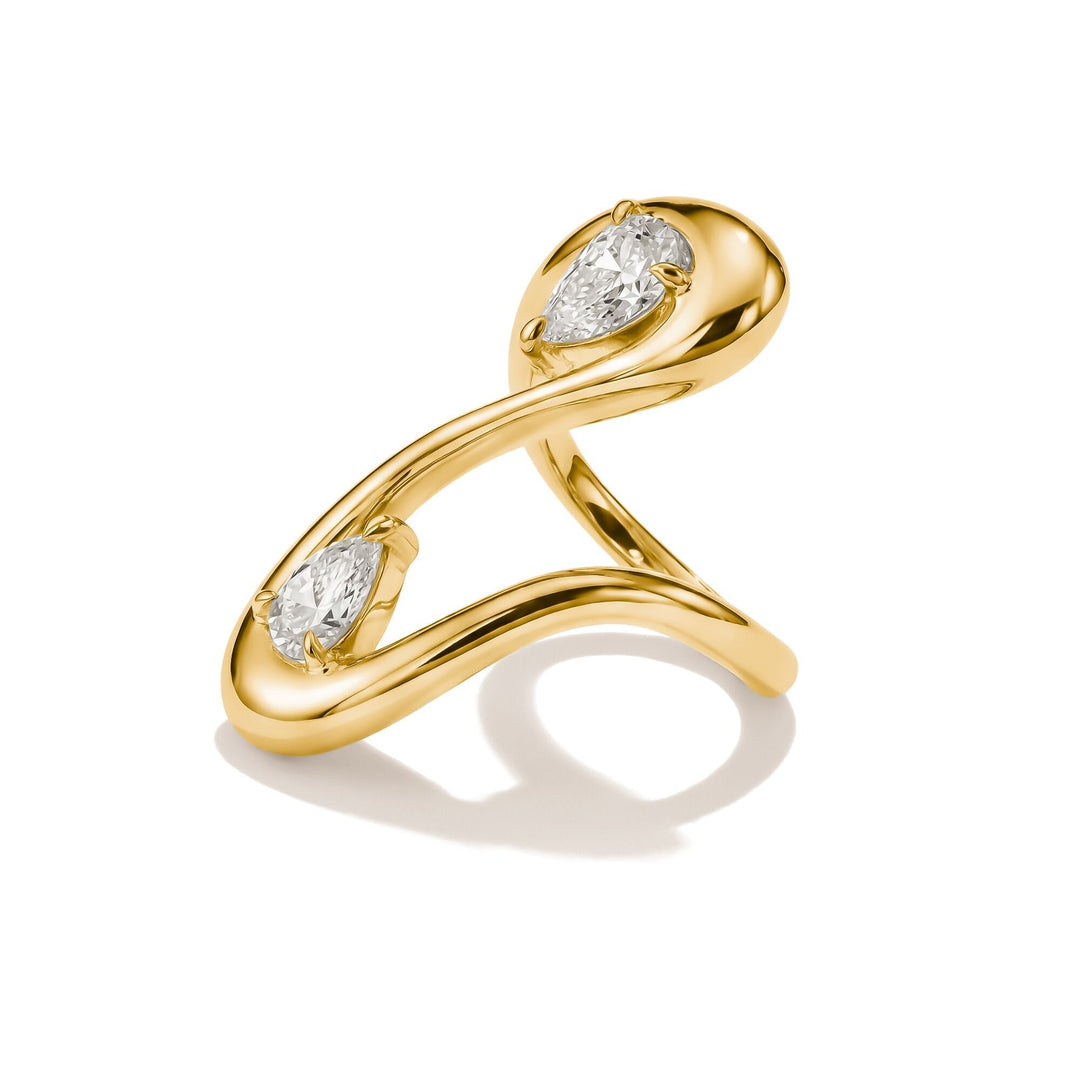 THOMAS SABO Ring with zirconia in teardrop shape TR2545MY