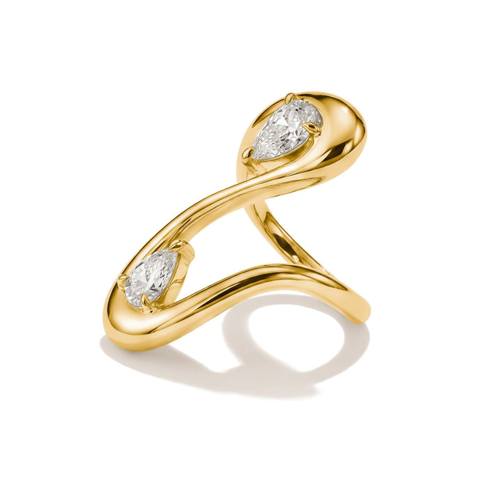 THOMAS SABO Ring with zirconia in teardrop shape TR2545MY